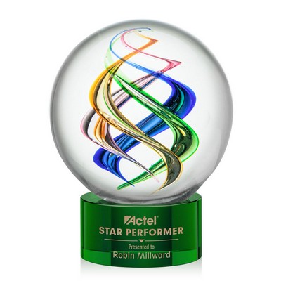 Galileo Award on Marvel Green - 6" Diam