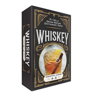 Whiskey Cocktail Cards A-Z (The Ultimate Drink Recipe Dictionary Deck)